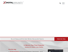 Tablet Screenshot of digitalimmunity.com